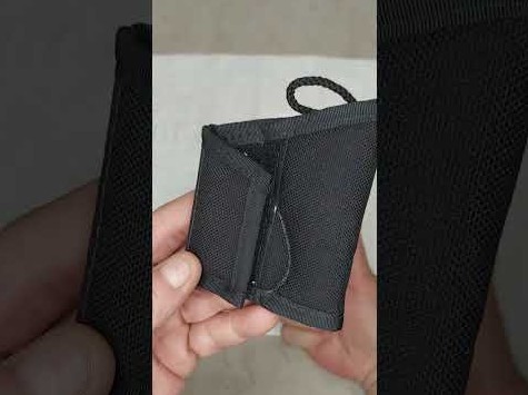 A nylon pocket holster for a mini revolver